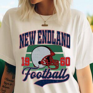 New England Football T-shirt, Patriot NFL T-Shirt, New England Game TShirt 166